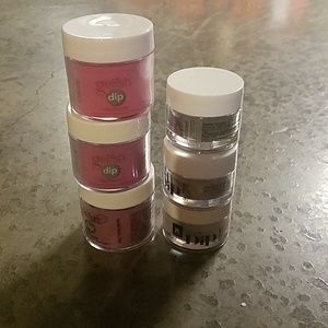 6 new powder dips. Gelish dip and color dip.